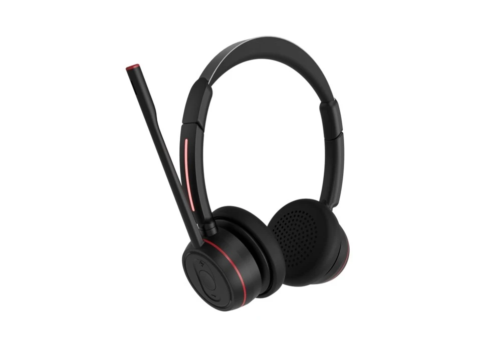 AI Noise Cancelling Wireless Bluetooth Headset for Office Use